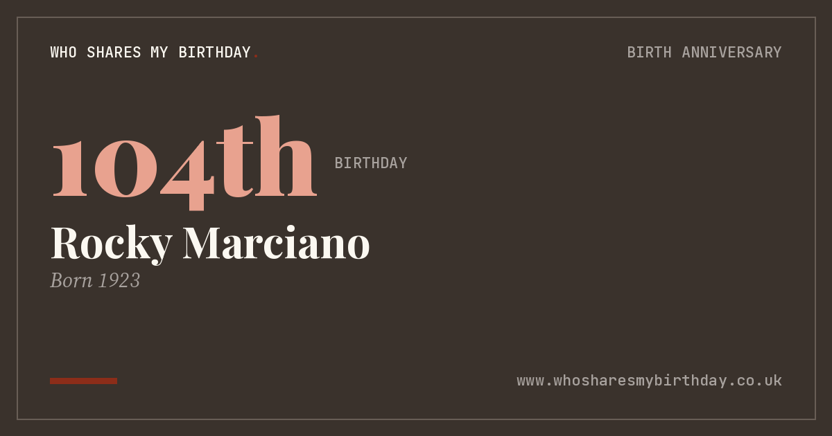 Rocky Marciano