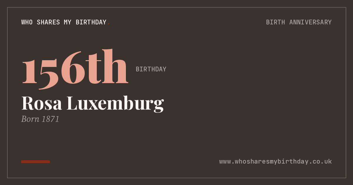 Rosa Luxemburg