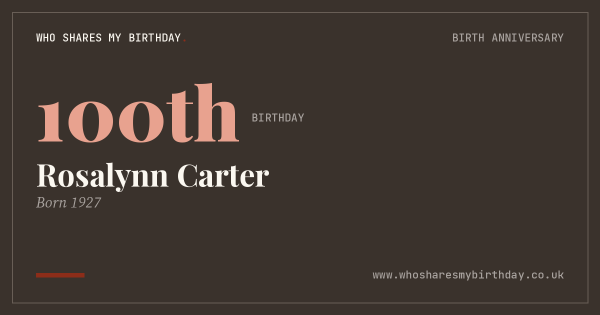 Rosalynn Carter