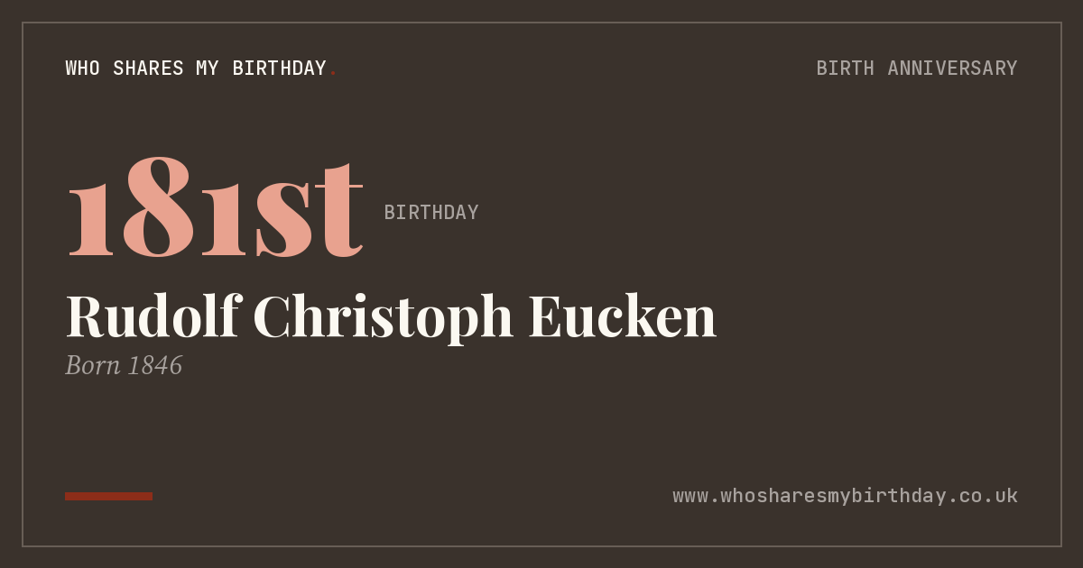 Rudolf Christoph Eucken