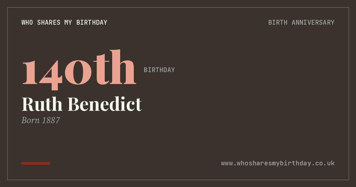 Ruth Benedict
