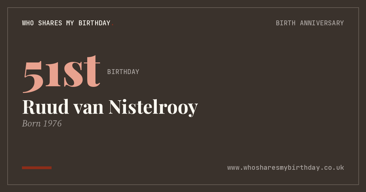 Ruud van Nistelrooy
