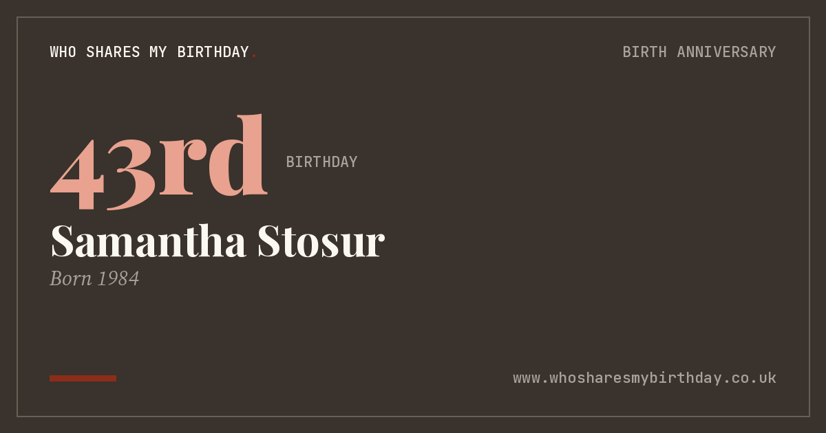 Samantha Stosur