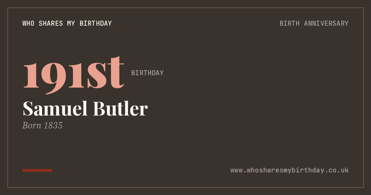 Samuel Butler