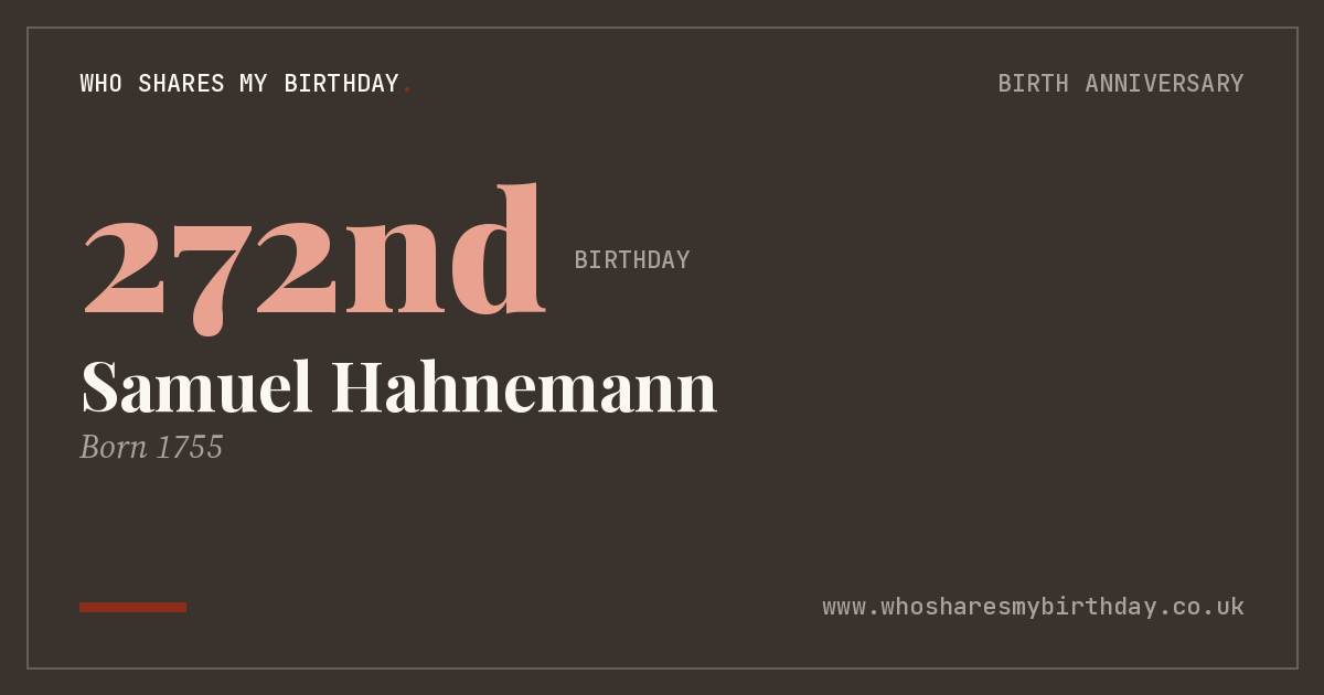 Samuel Hahnemann