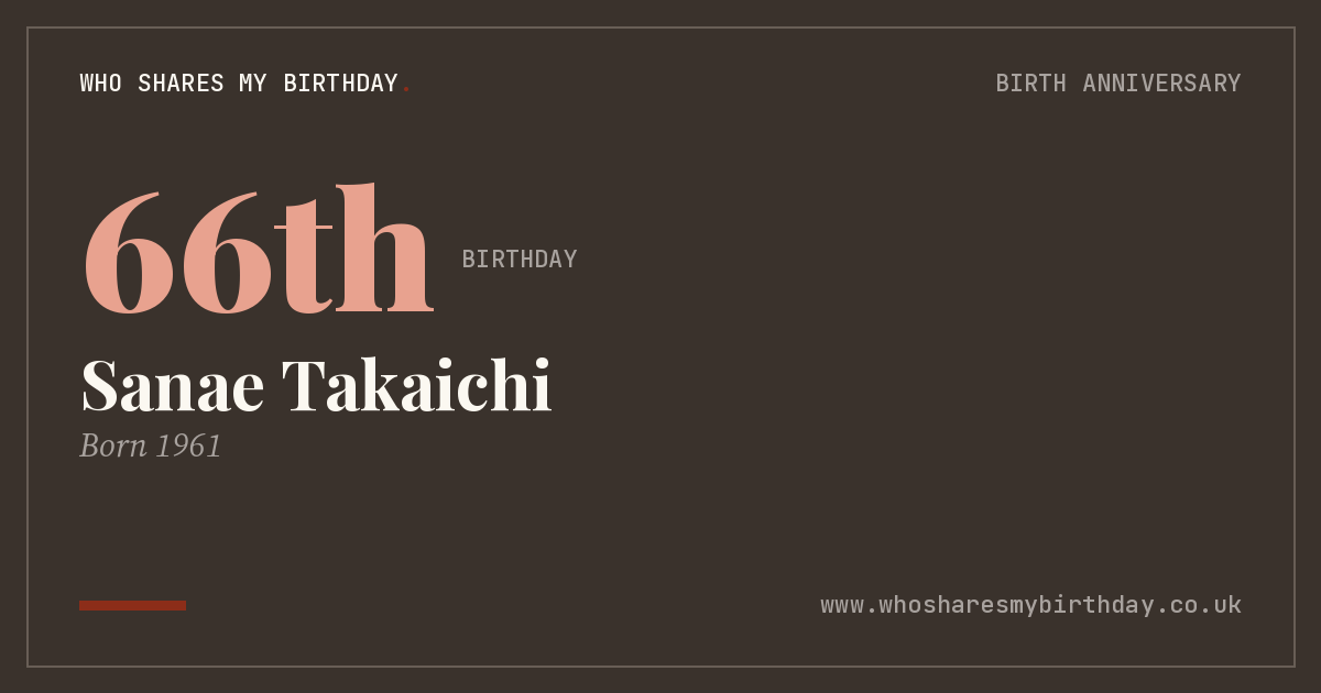 Sanae Takaichi
