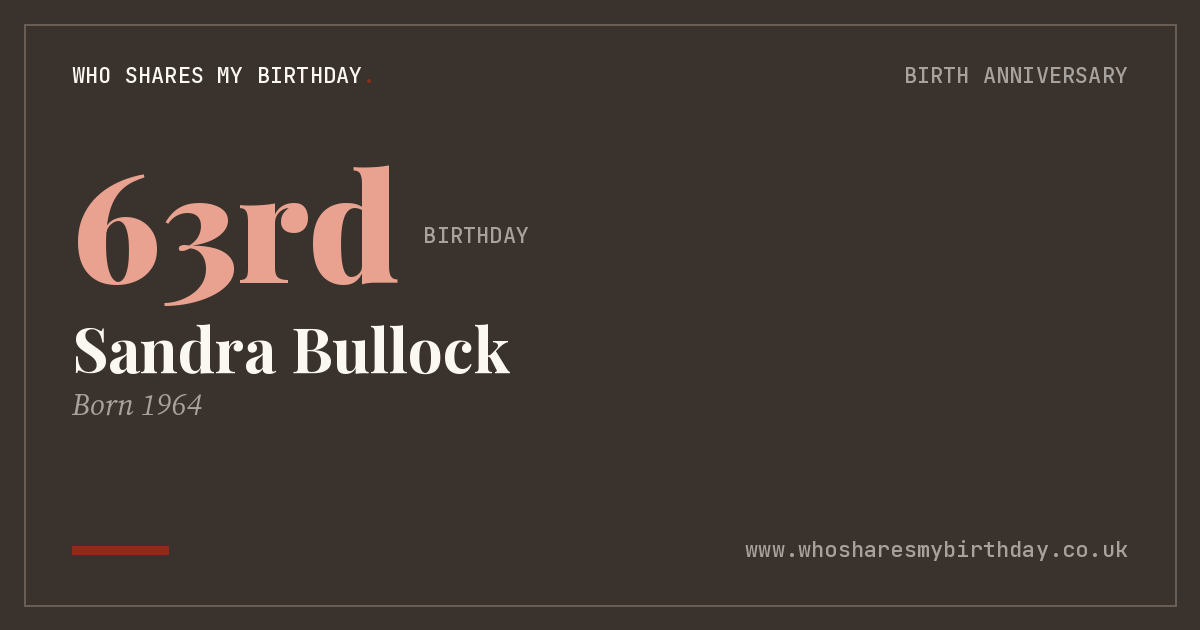 Sandra Bullock