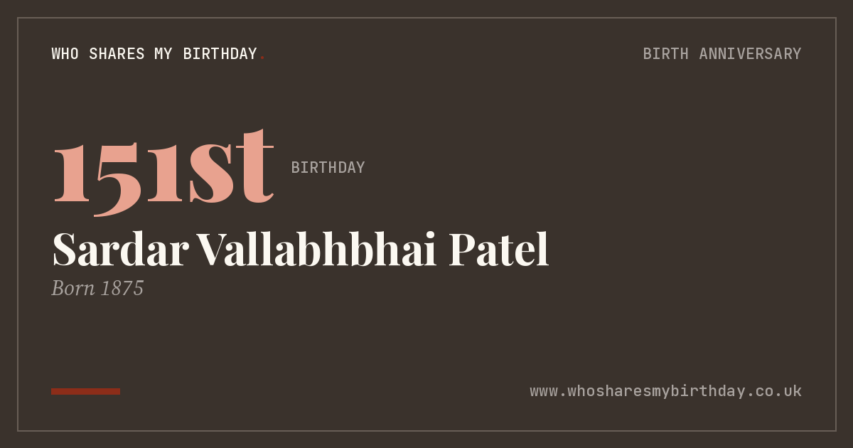 Sardar Vallabhbhai Patel