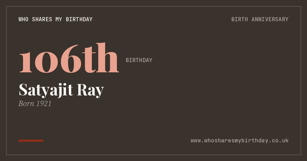 Satyajit Ray