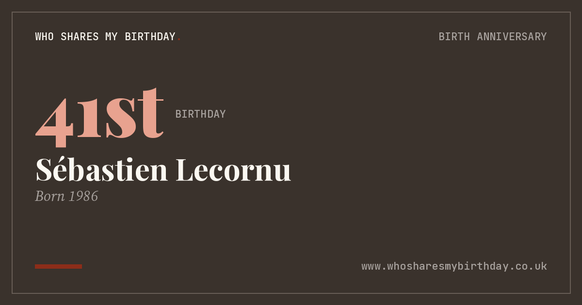 Sébastien Lecornu