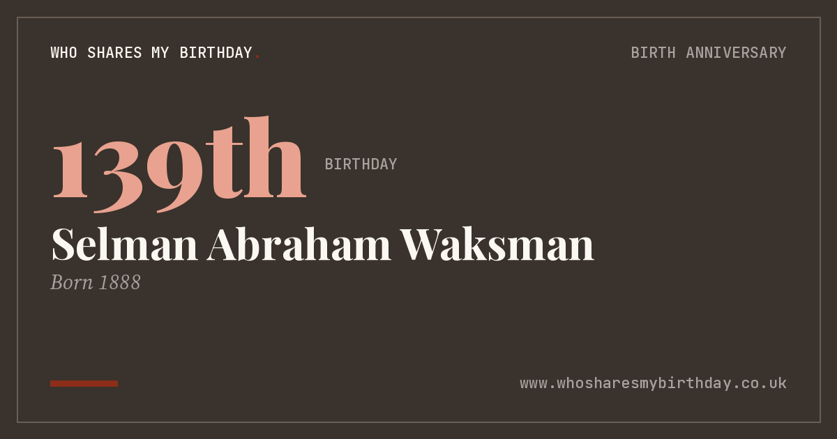 Selman Abraham Waksman