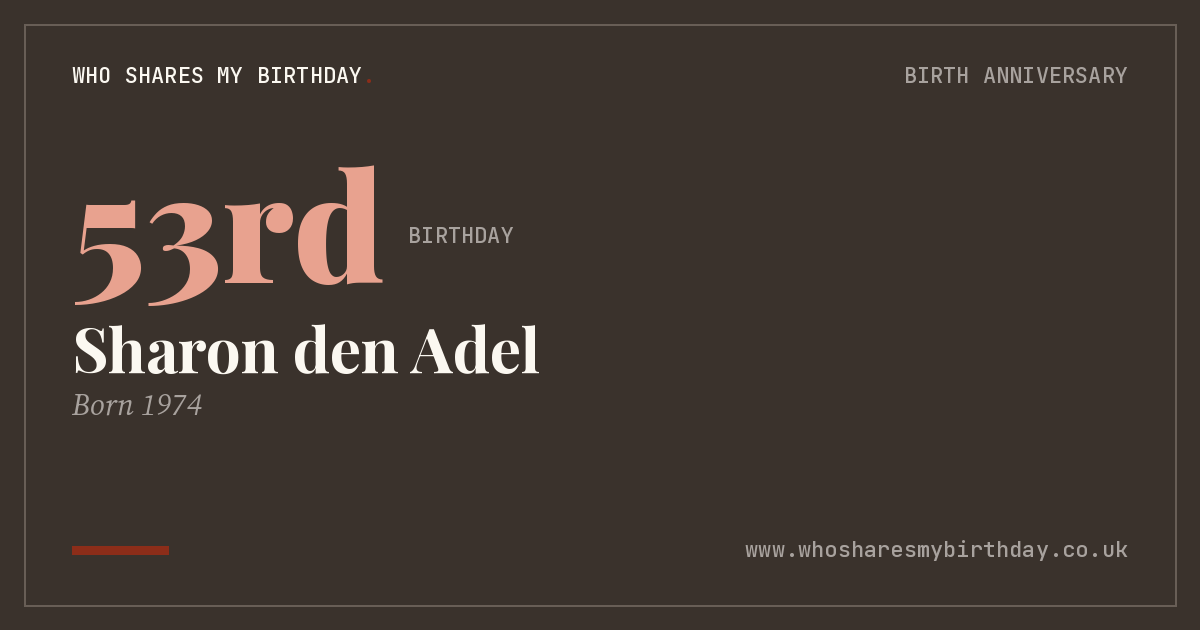 Sharon den Adel