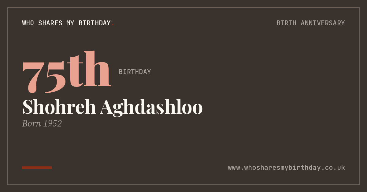 Shohreh Aghdashloo