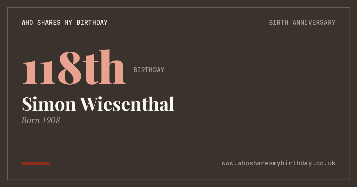 Simon Wiesenthal