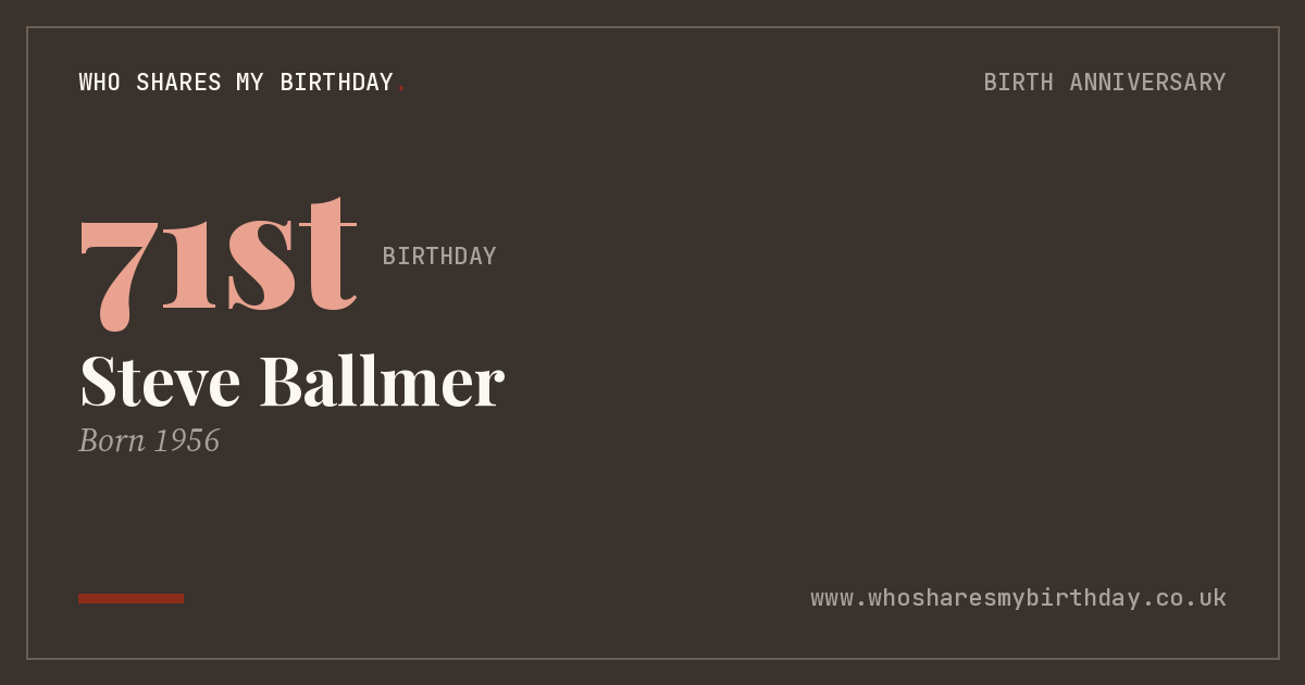 Steve Ballmer