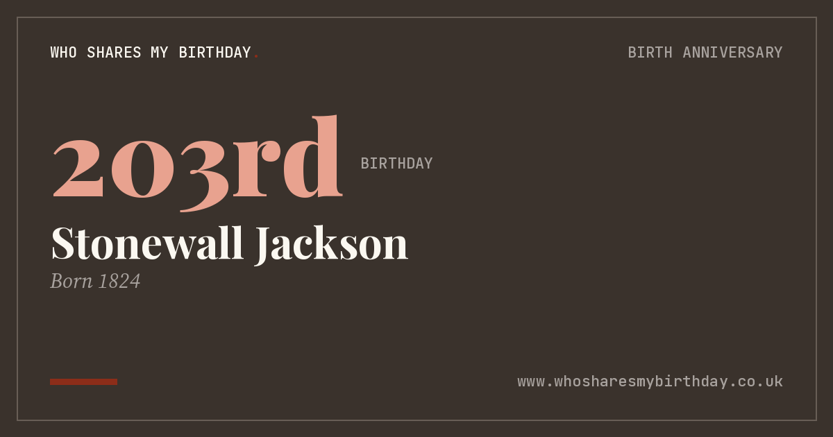 Stonewall Jackson