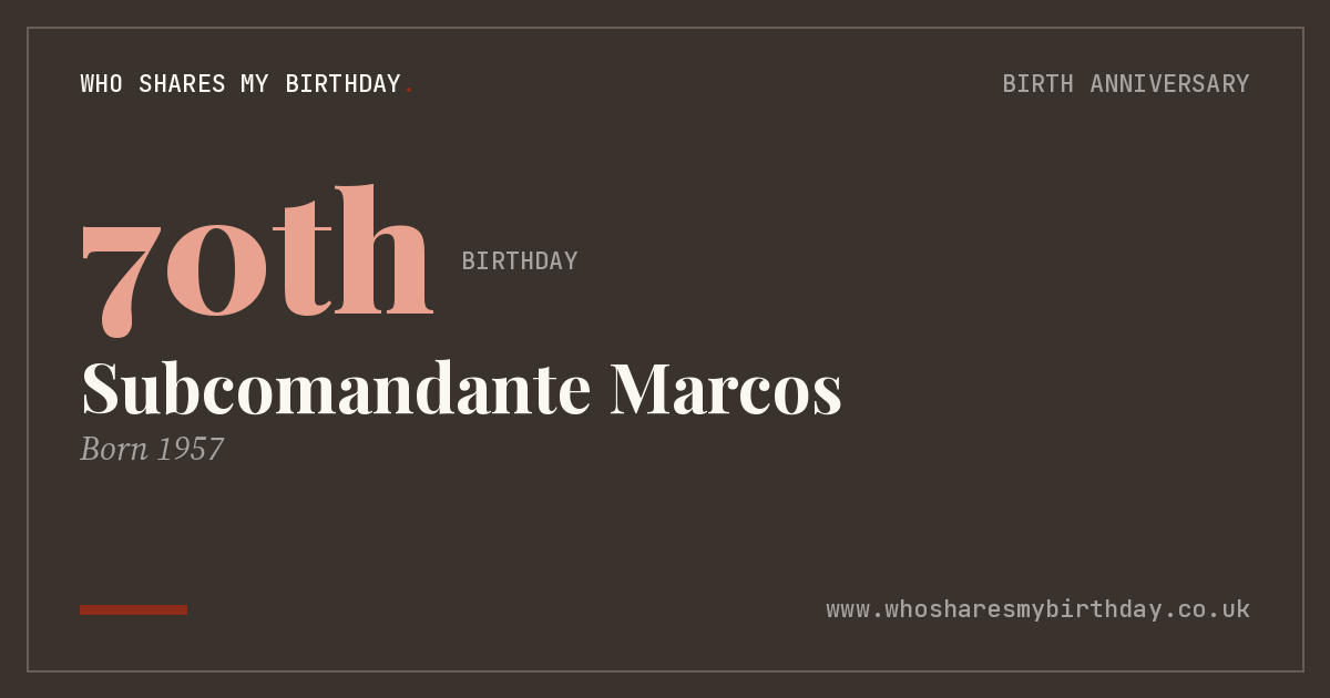 Subcomandante Marcos