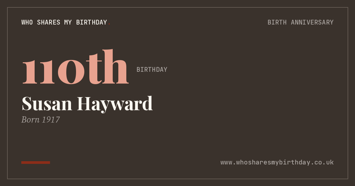 Susan Hayward