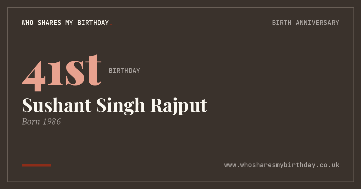 Sushant Singh Rajput