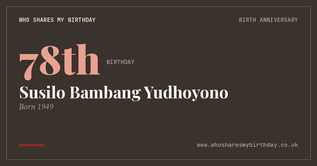 Susilo Bambang Yudhoyono