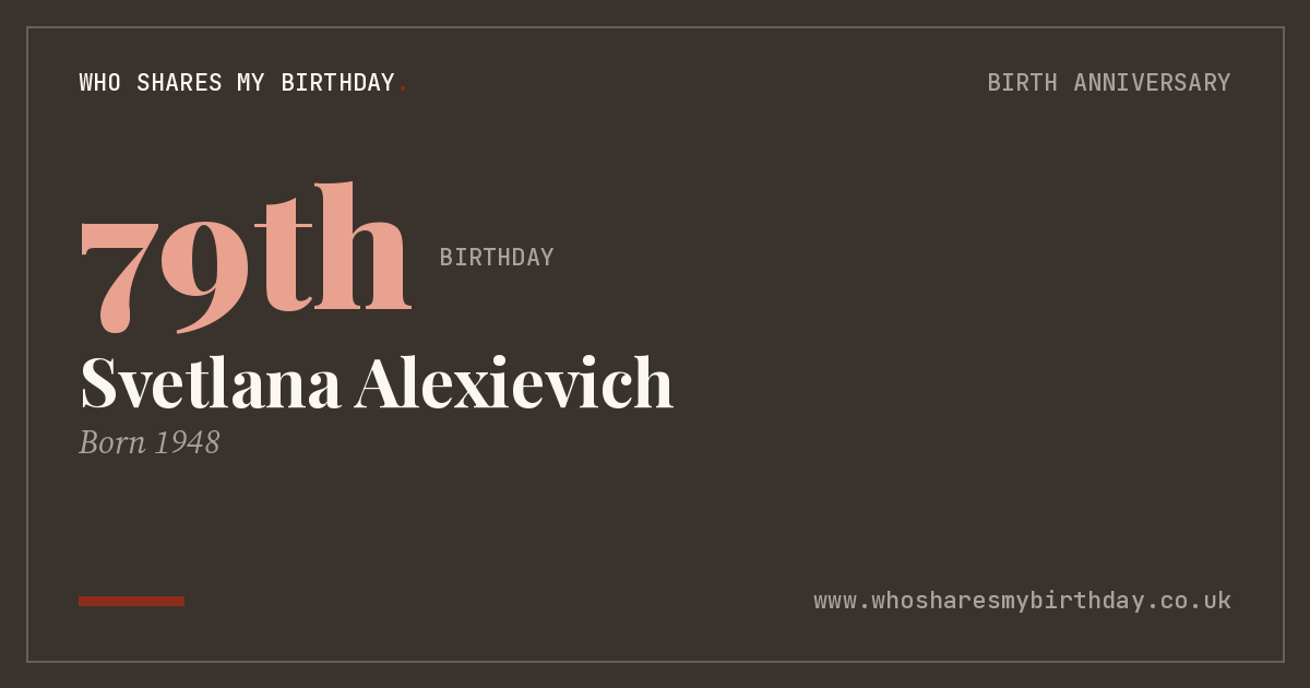 Svetlana Alexievich