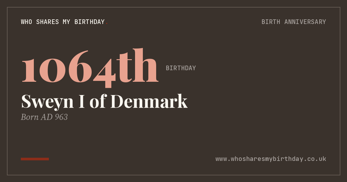 Sweyn I of Denmark