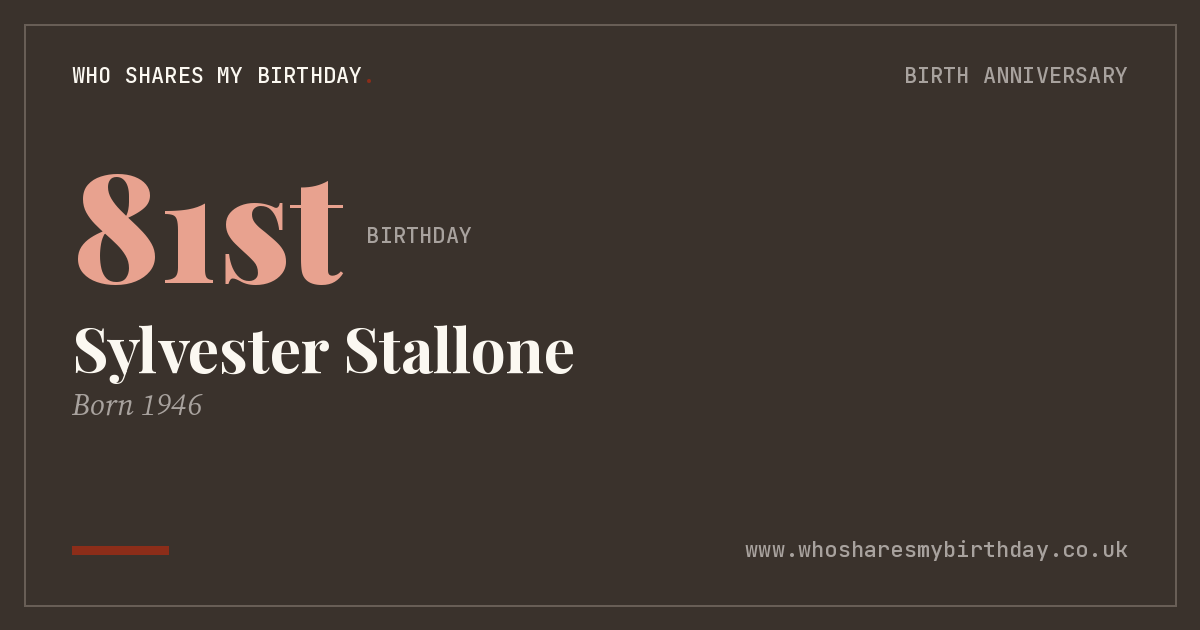 Sylvester Stallone