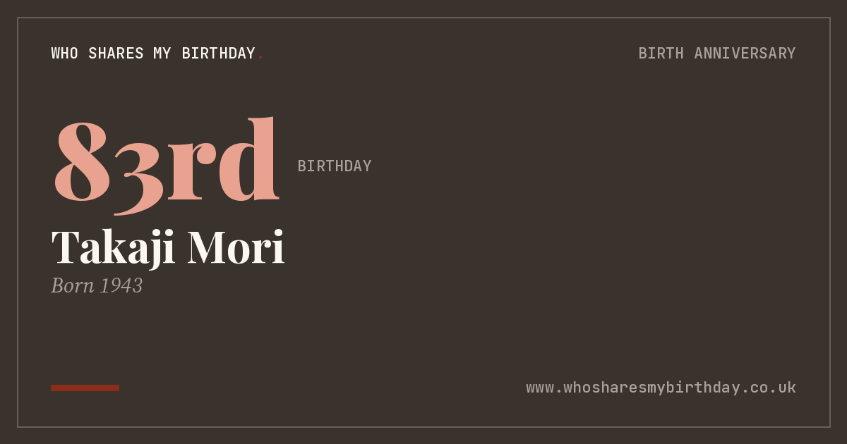 Takaji Mori