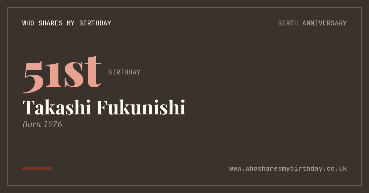 Takashi Fukunishi