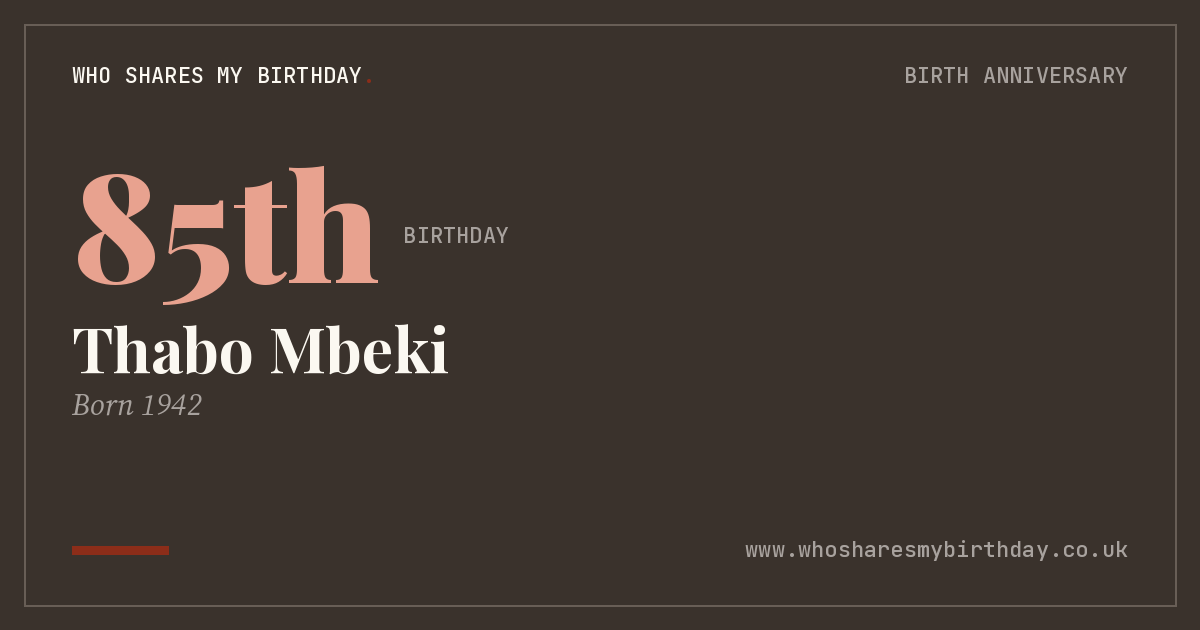 Thabo Mbeki