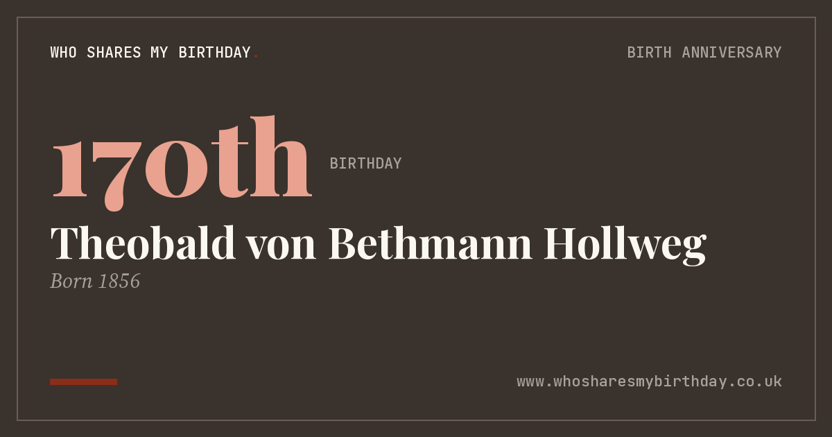 Theobald von Bethmann Hollweg
