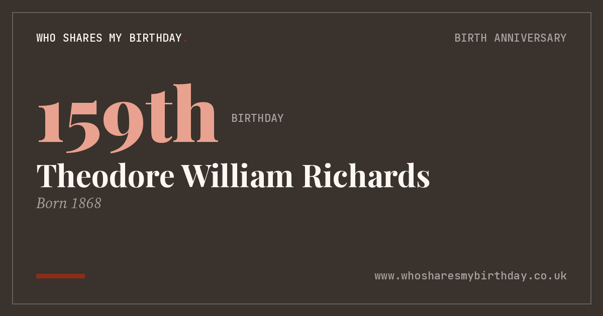 Theodore William Richards