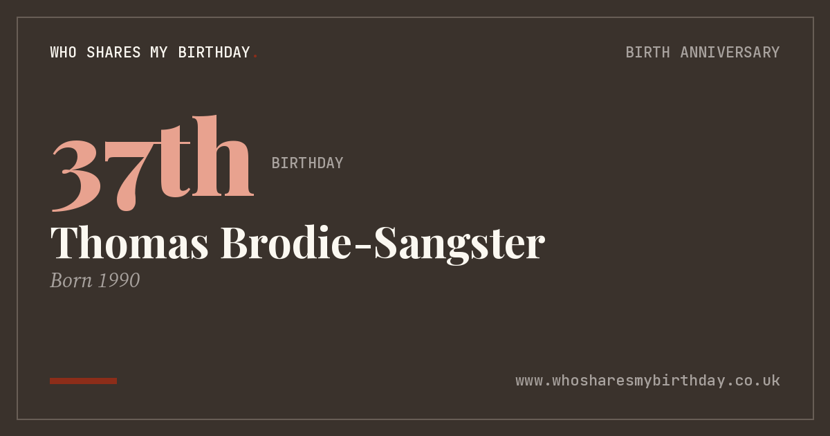 Thomas Brodie-Sangster