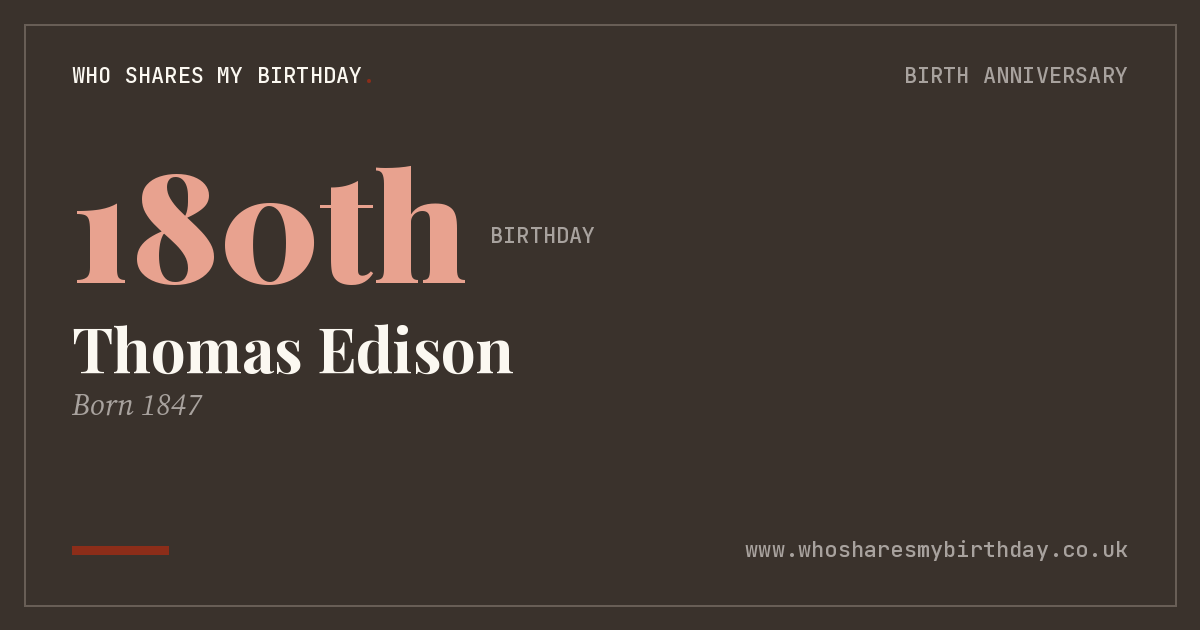 Thomas Edison