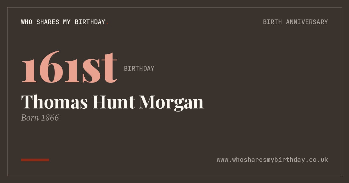 Thomas Hunt Morgan