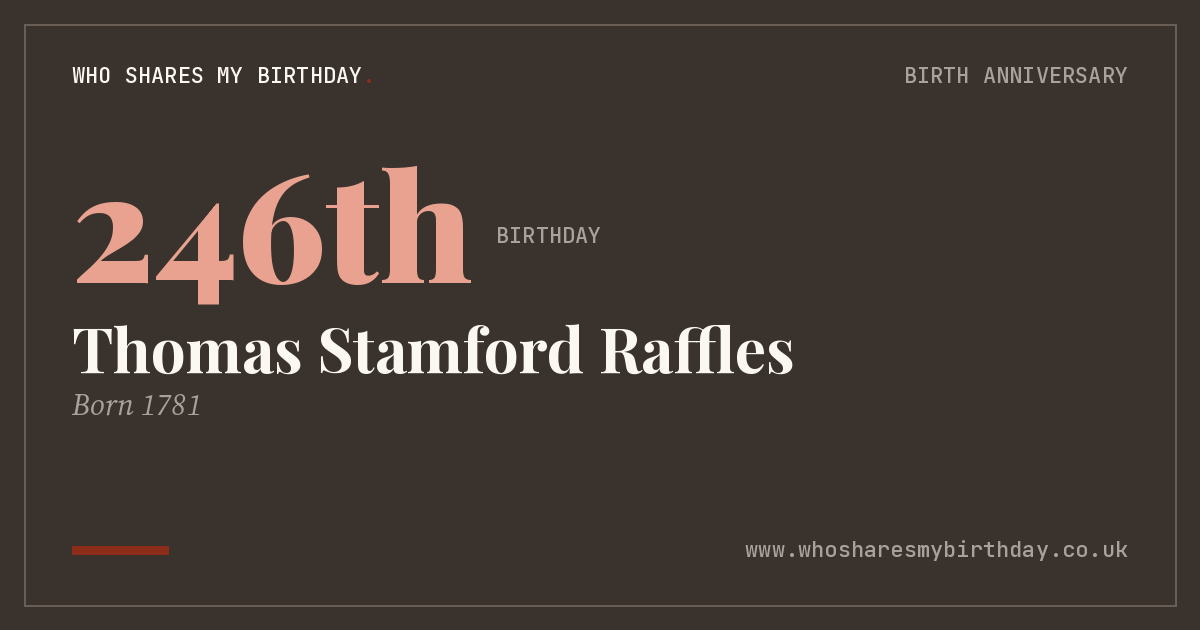 Thomas Stamford Raffles