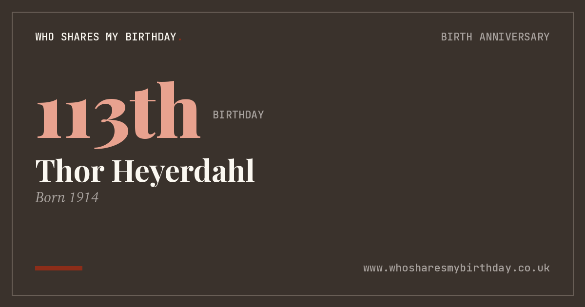 Thor Heyerdahl