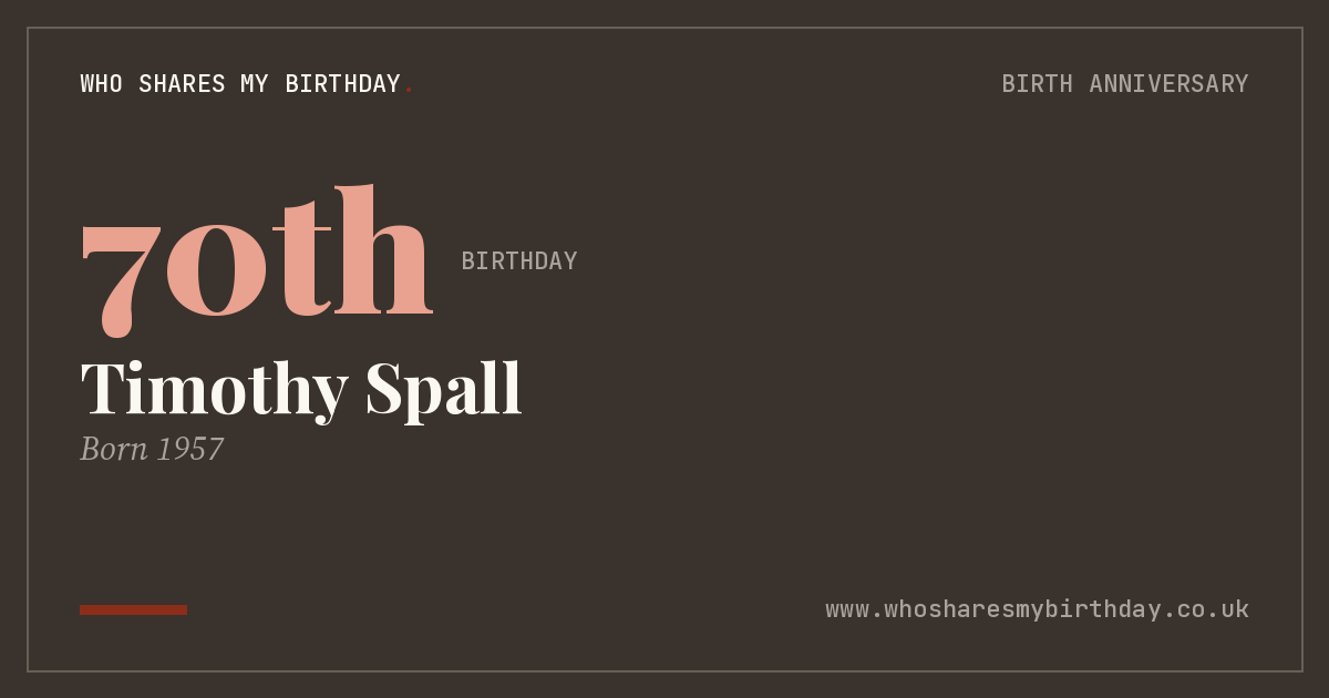 Timothy Spall