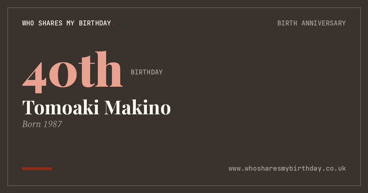 Tomoaki Makino