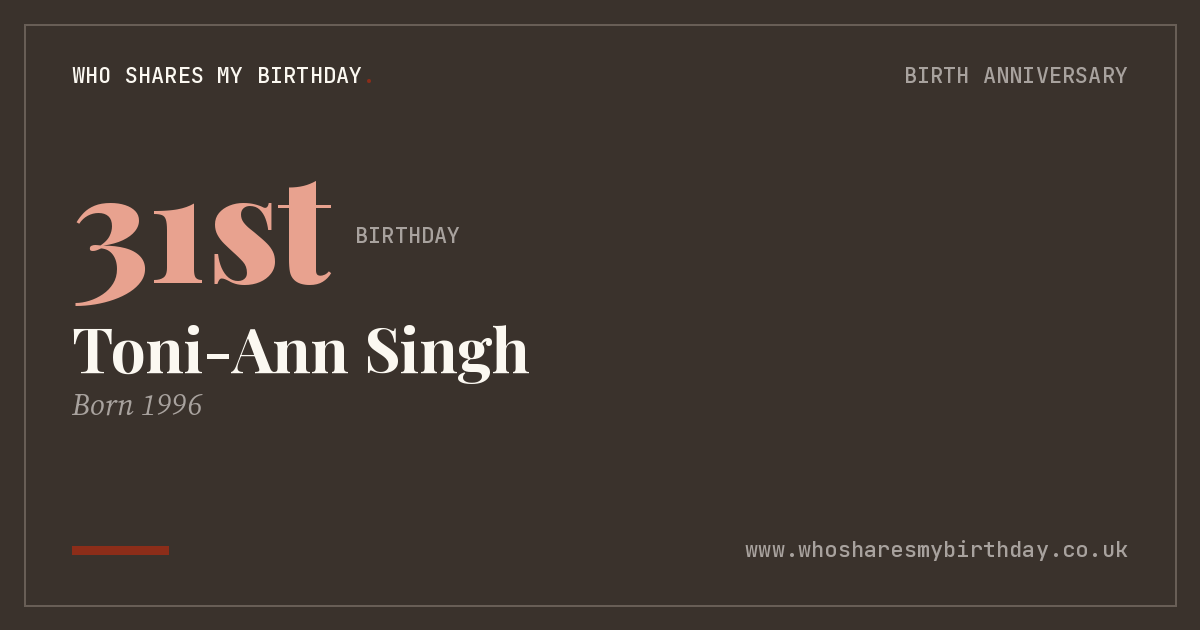 Toni-Ann Singh
