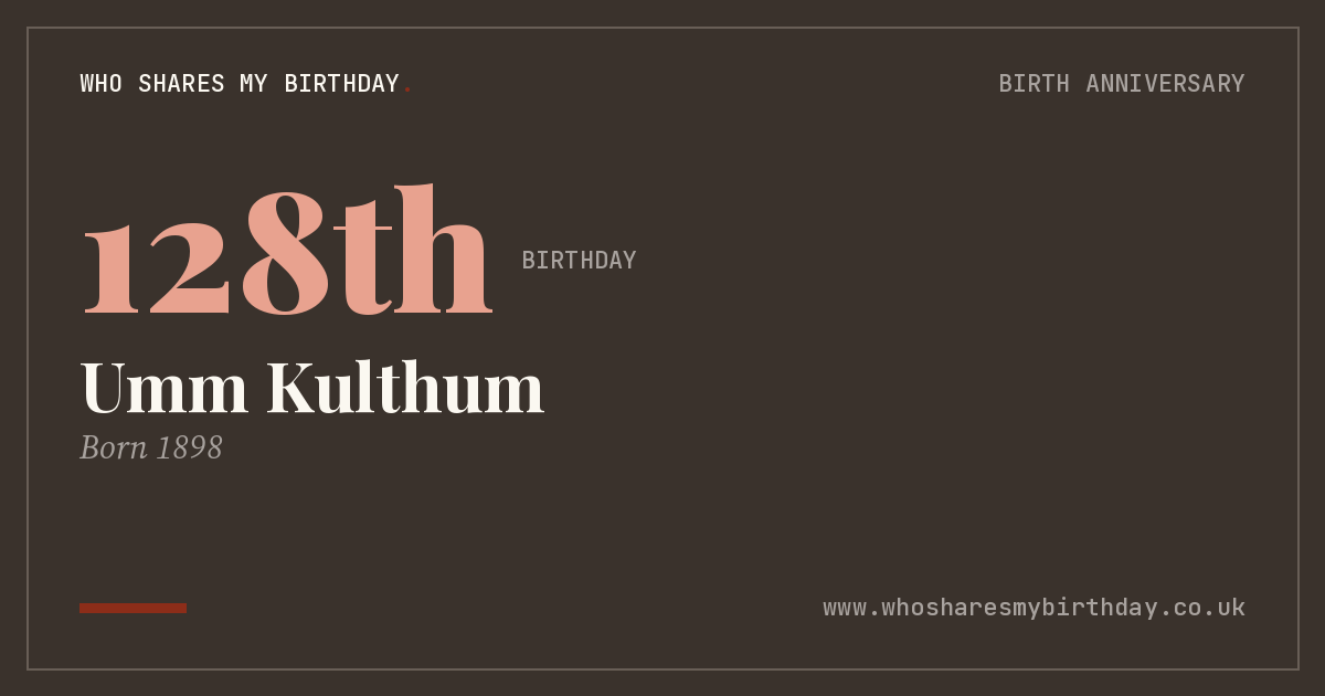 Umm Kulthum