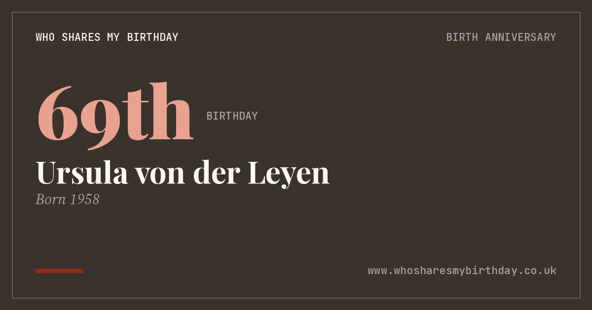 Ursula von der Leyen