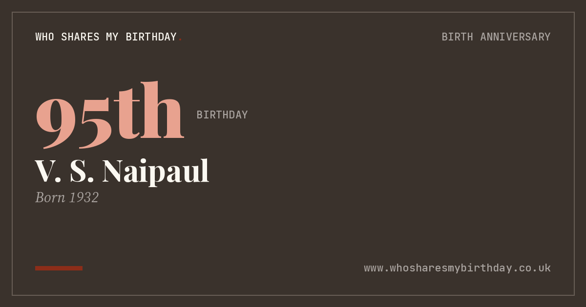 V. S. Naipaul