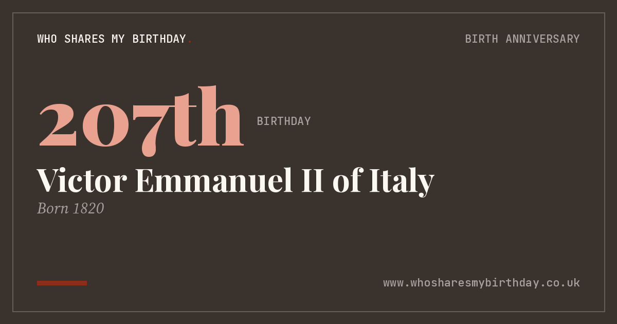Victor Emmanuel II of Italy
