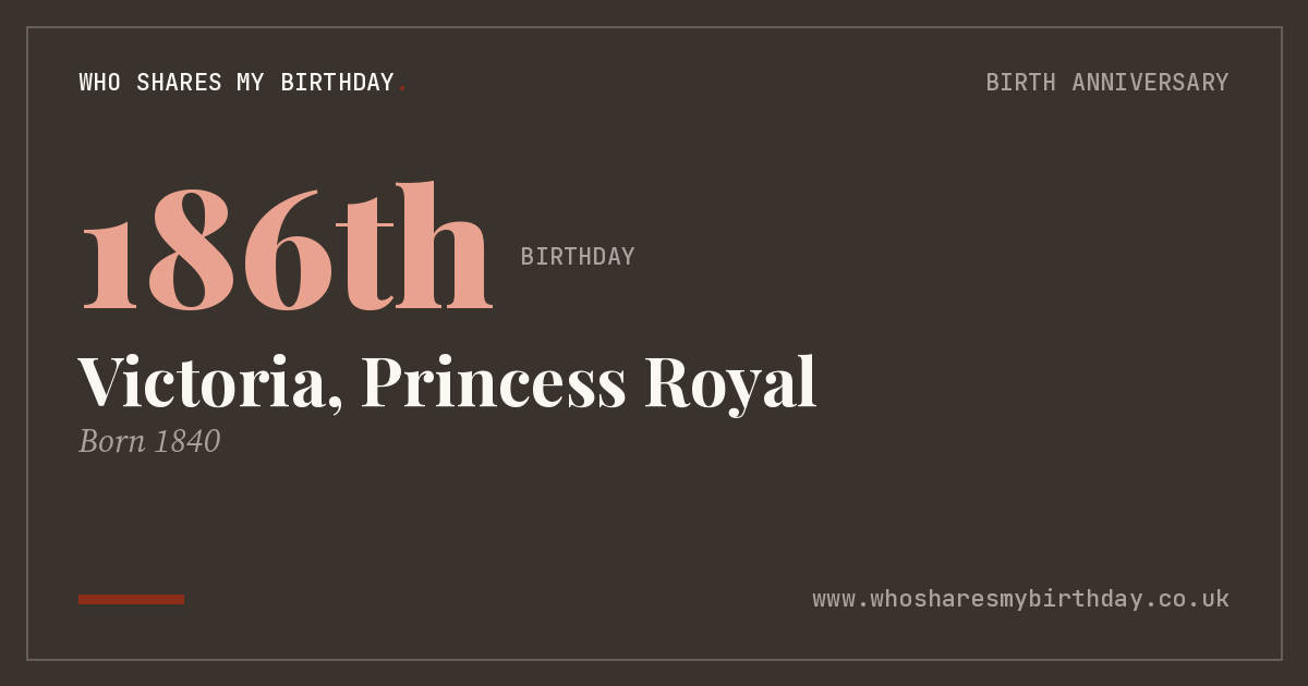 Victoria, Princess Royal