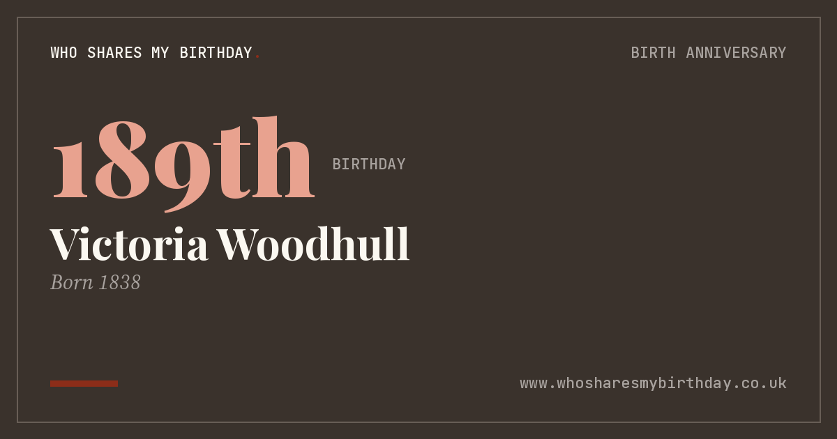 Victoria Woodhull
