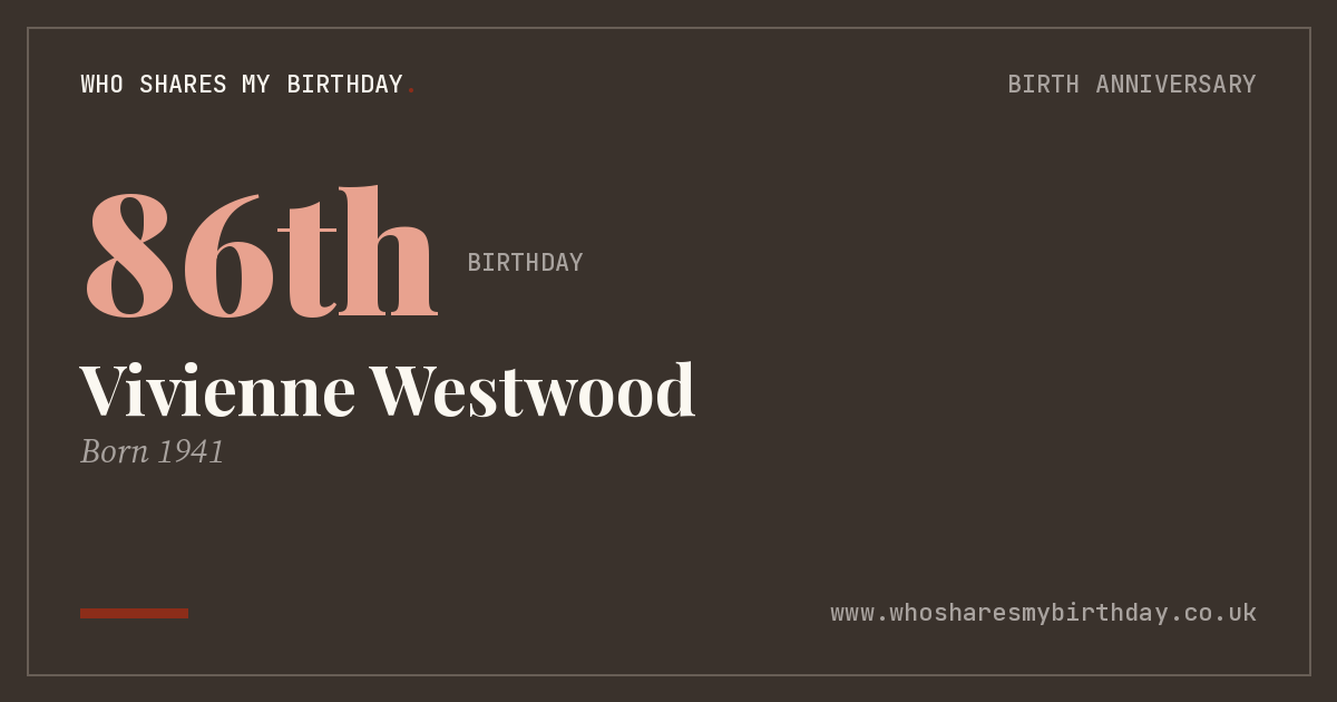 Vivienne Westwood