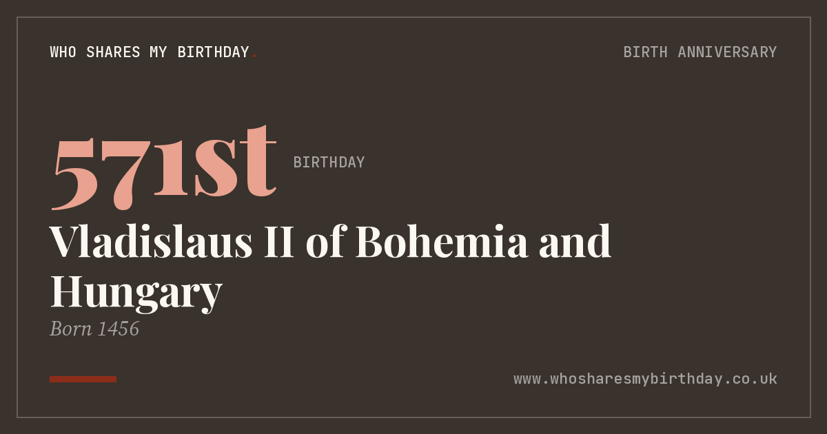 Vladislaus II of Bohemia and Hungary