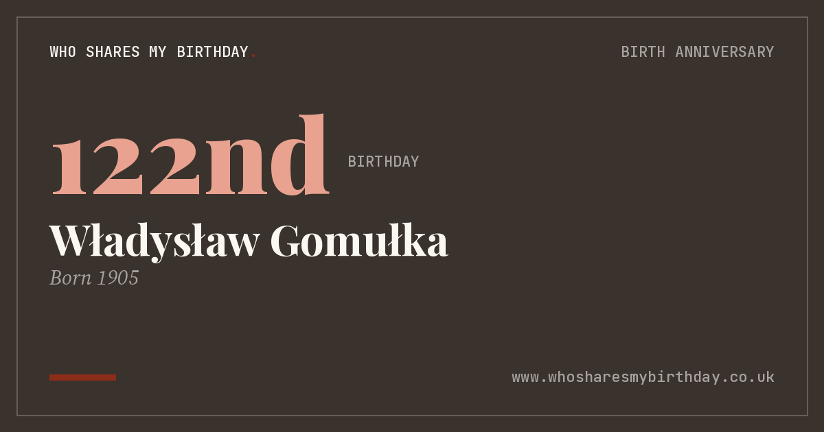 Władysław Gomułka