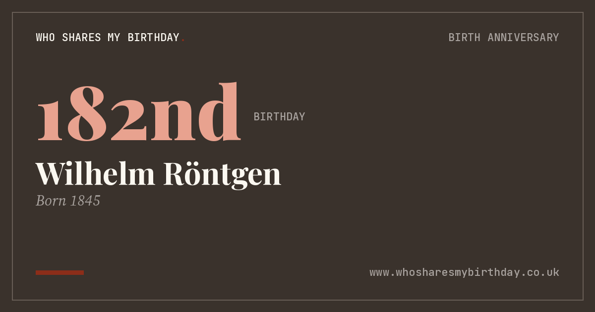 Wilhelm Röntgen